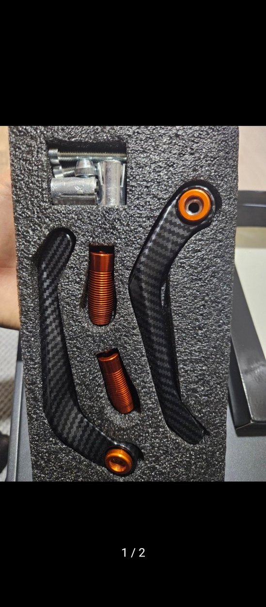 Turuncu Metal Motosiklet Manet koruma - Görsel 2