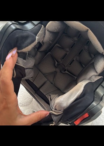 LS2 Kilitli Siyah Biker Motosiklet Kaskı - Görsel 8