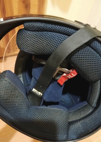 Bell m beden Beyaz Siyah Desenli Biker Kask - Görsel 7