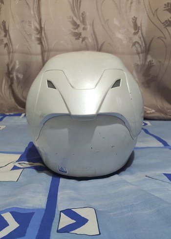 Hjc Beyaz Seramik Motosiklet Kaskı Velcro - Görsel 3