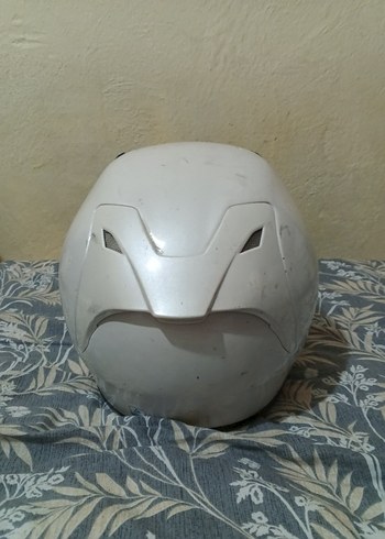 Hjc Beyaz Seramik Motosiklet Kaskı Velcro - Görsel 5