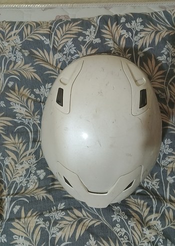 Hjc Beyaz Seramik Motosiklet Kaskı Velcro - Görsel 6