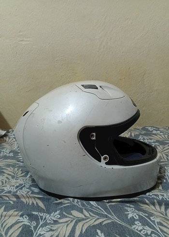 Hjc Beyaz Seramik Motosiklet Kaskı Velcro - Görsel 8