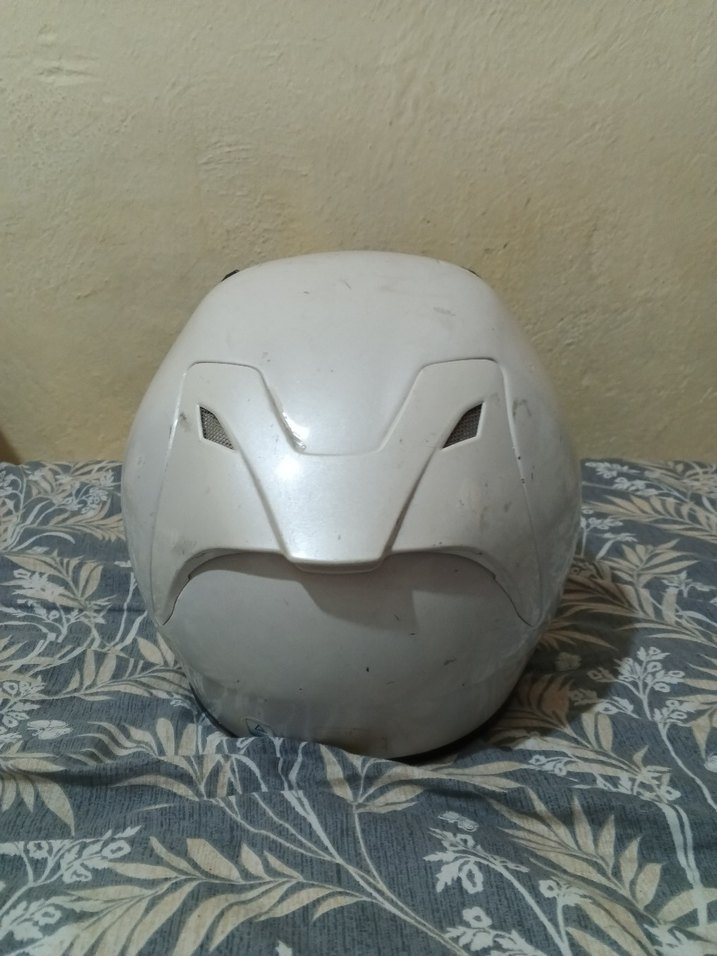 Hjc Beyaz Seramik Motosiklet Kaskı Velcro - Görsel 5