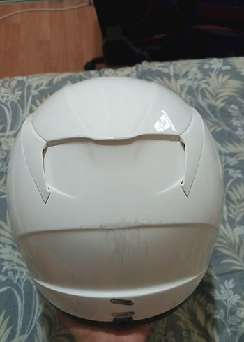 Scorpion Beyaz Seramik Motosiklet Kaskı - Görsel 4