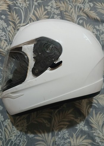 Scorpion Beyaz Seramik Motosiklet Kaskı - Görsel 10