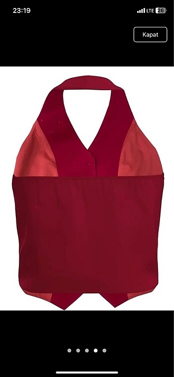 xs Beden bordo Renk Zara gül detaylı yelek