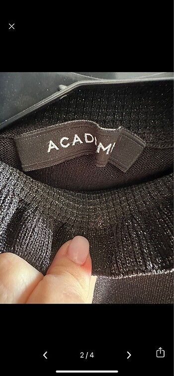 Academia Academia simli triko bluz