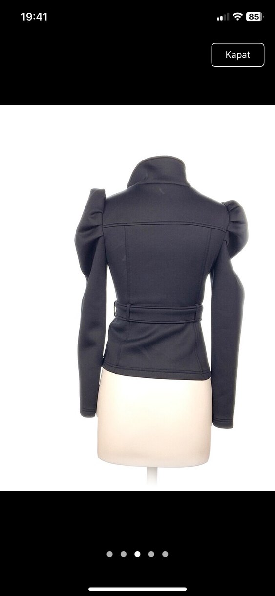 Zara kemerli bihter ziyagil tarzı ceket - Görsel 3