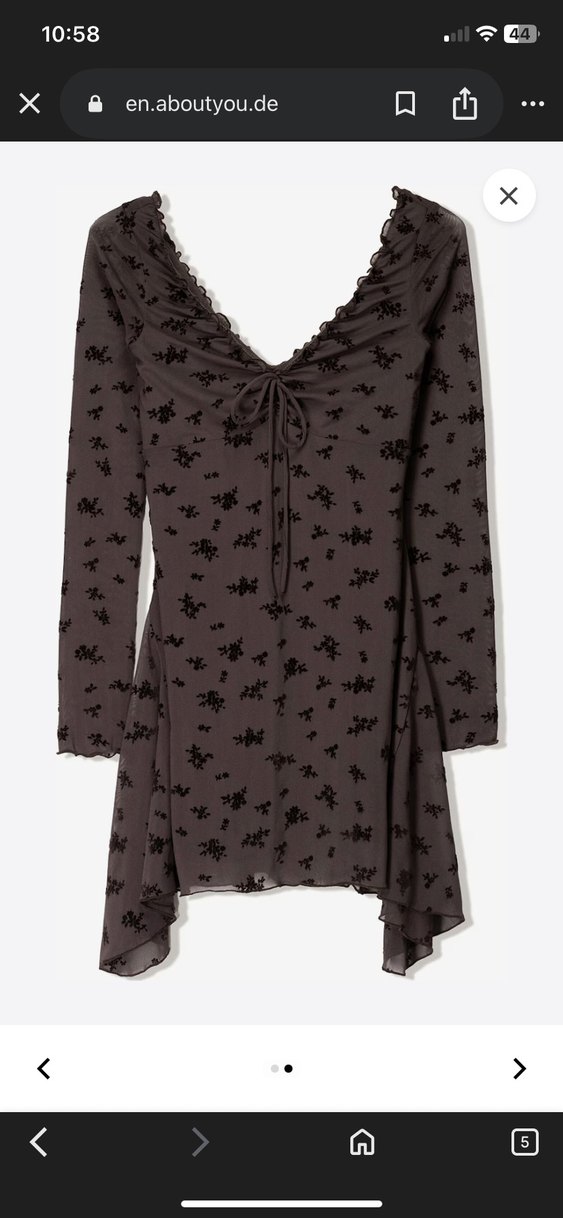 Bershka desenli mini elbise - Görsel 2