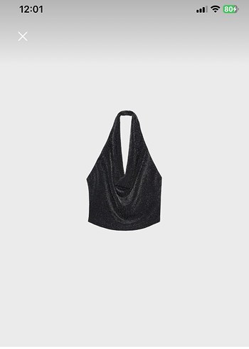 Stradivarius Simli boyundan bağlamalı top - Görsel 5