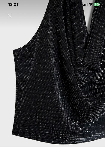 Stradivarius Simli boyundan bağlamalı top - Görsel 7