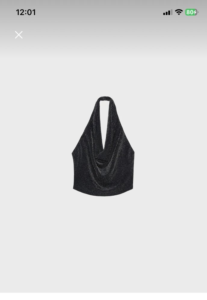 Stradivarius Simli boyundan bağlamalı top - Görsel 5