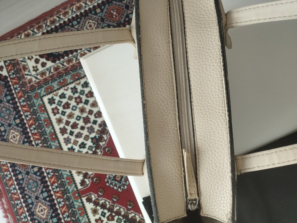 Bej Deri Kadın  Çantası - Görsel 5