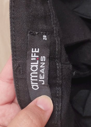 Siyah Kadın pantolon İspanyol paça - Görsel 8