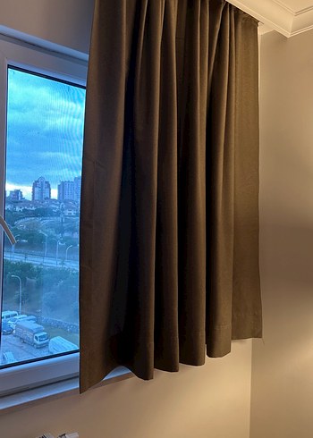 Bej gri çağdaş perde - Görsel 2