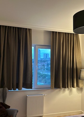 Bej gri çağdaş perde - Görsel 4