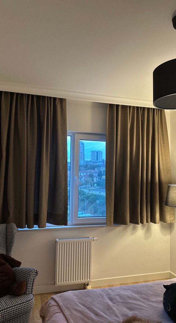 Bej gri çağdaş perde - Görsel 4