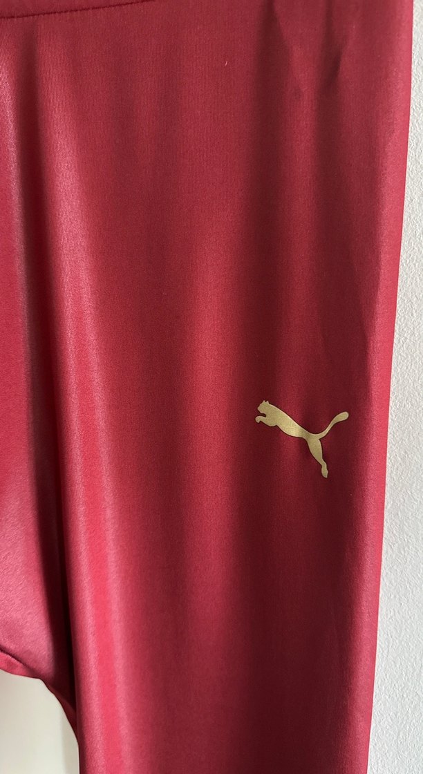 Bordo Saten Görünümlü Kadın Tayt - Görsel 2