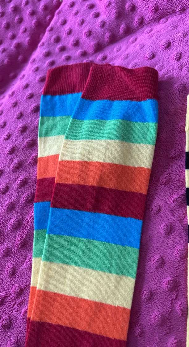 Çizgili Çok Renkli çorap - Görsel 3