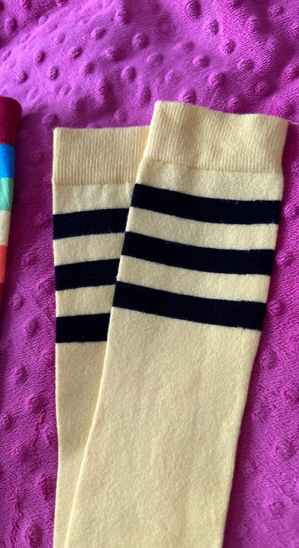 Çizgili Çok Renkli çorap - Görsel 2