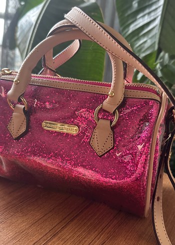 Pullu Pembe  Bohem Kadın Çanta - Görsel 3