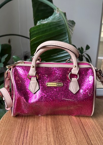 Pullu Pembe  Bohem Kadın Çanta - Görsel 7