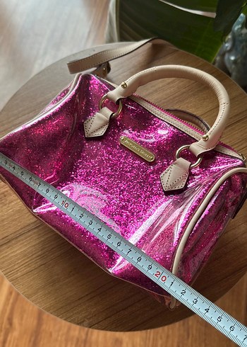 Pullu Pembe  Bohem Kadın Çanta - Görsel 6