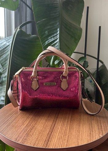 Pullu Pembe  Bohem Kadın Çanta - Görsel 2