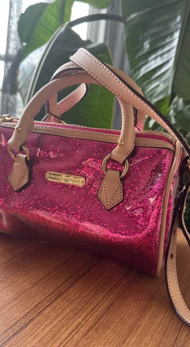 Pullu Pembe  Bohem Kadın Çanta - Görsel 3