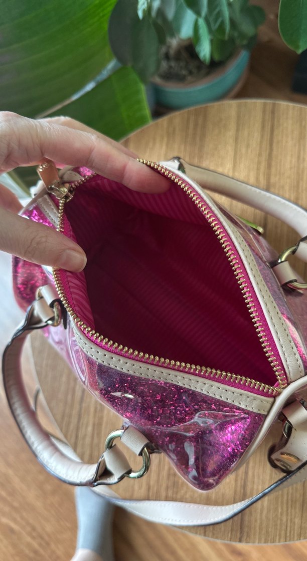 Pullu Pembe  Bohem Kadın Çanta - Görsel 5