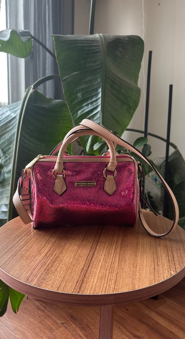 Pullu Pembe  Bohem Kadın Çanta - Görsel 2