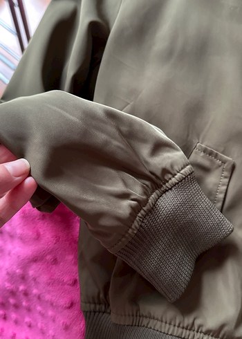 Düğmeli Bej Kadın Ceket - Görsel 5