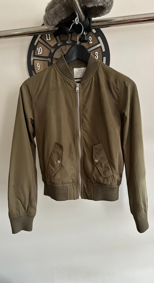 Düğmeli Bej Kadın Ceket - Görsel 2