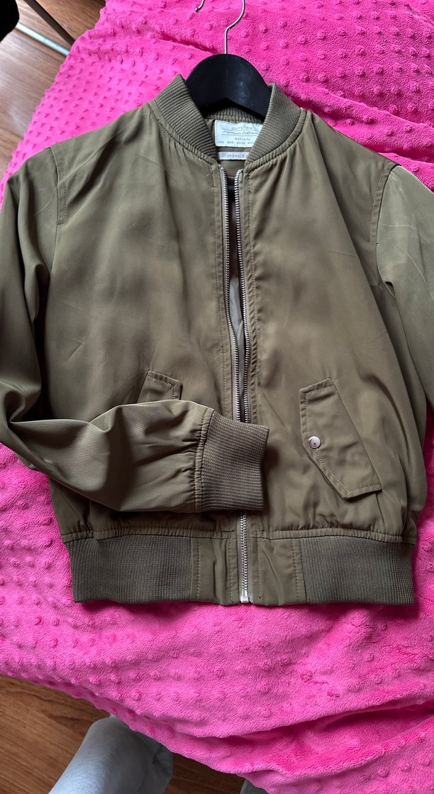 Düğmeli Bej Kadın Ceket - Görsel 4