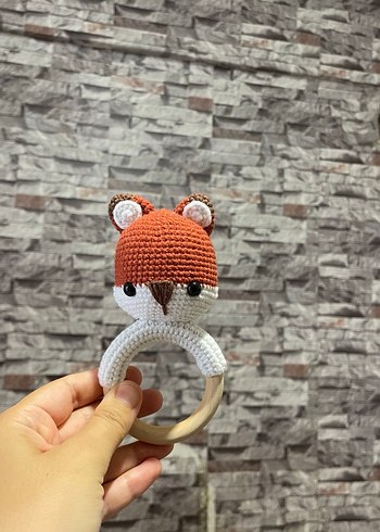 Pastel Gri Tavşan Diş Kaşıyıcı Oyuncak - Görsel 14