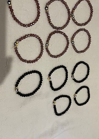 Siyah Boncuklu Nazar Boncuğu Bileklik - Görsel 3