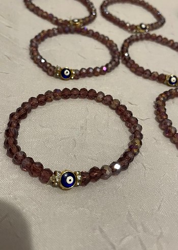 Siyah Boncuklu Nazar Boncuğu Bileklik - Görsel 2