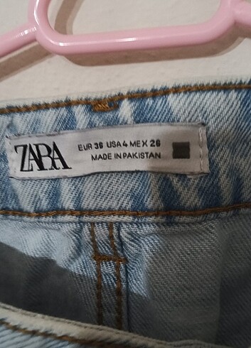36 Beden mavi Renk Zara Pantalon