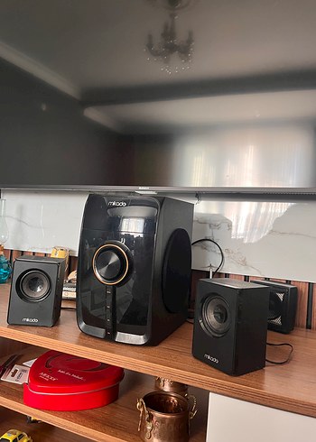 Mikado Siyah Müzik Sistemi Hoparlörü - Görsel 4