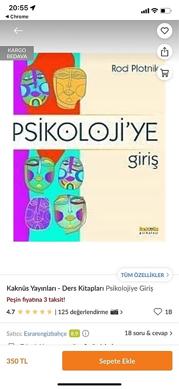 Psikolojiye giriş kitabi