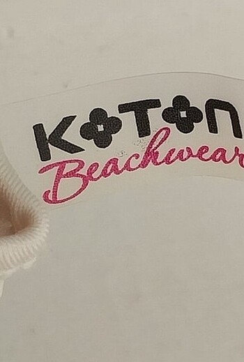 34 Beden Koton fırfırlı bikini üstü