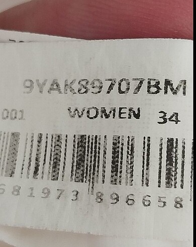 34 Beden beyaz Renk Koton fırfırlı bikini üstü