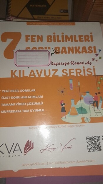 7.sınıf KVA yayınları test kitabı 