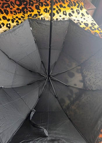 MARLUX Siyah Dantel Fırfırlı Gotik Kadın şemsiye - Görsel 12