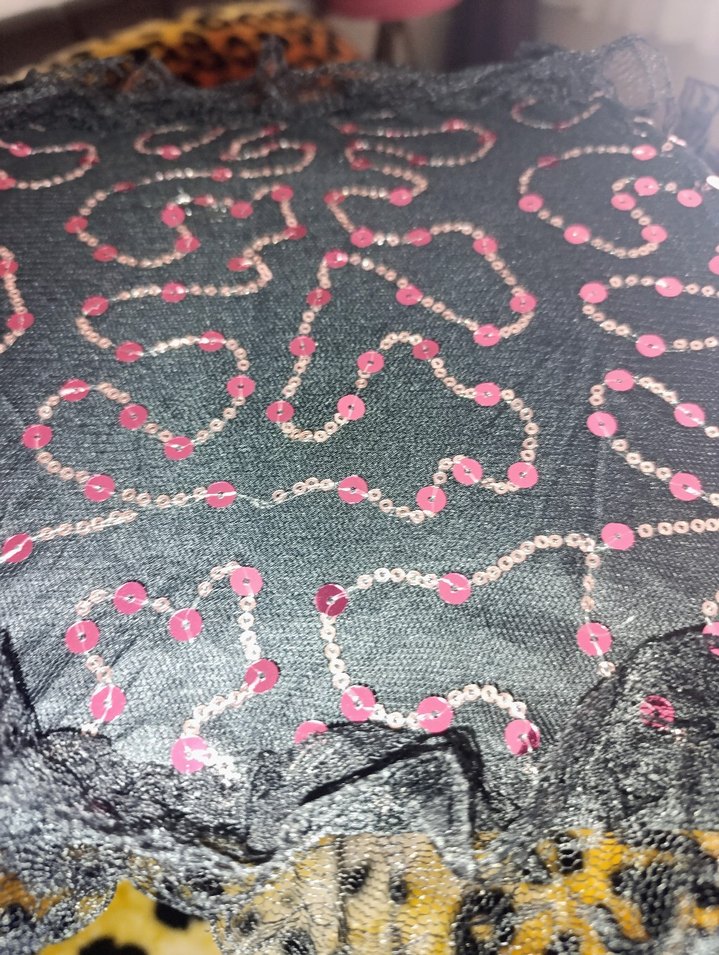 MARLUX Siyah Dantel Fırfırlı Gotik Kadın şemsiye - Görsel 4