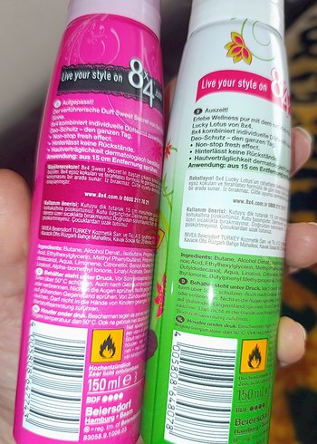 8x4 Kadın Deodorant Sweet Secret 150 ml 2'li - Görsel 2