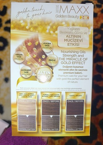 Elmass 24K Altın İçerikli Saç Boyası 9.1 - Görsel 2