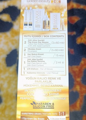 Elmass 24K Altın İçerikli Saç Boyası 9.1 - Görsel 5