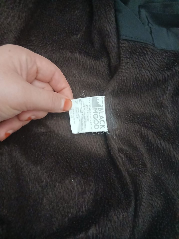 Fermuarlı Siyah Erkek Biker Ceket - Görsel 2